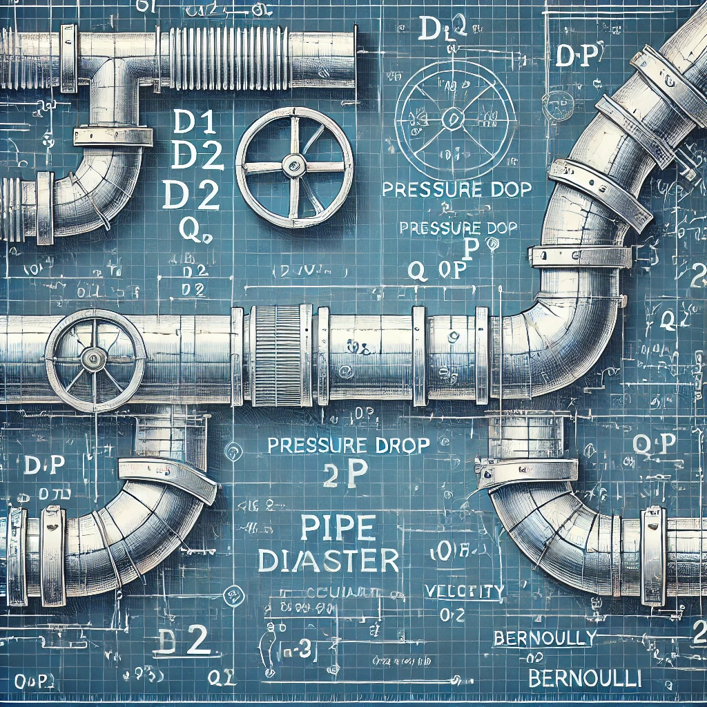 pipe diameter and flow rate calculator